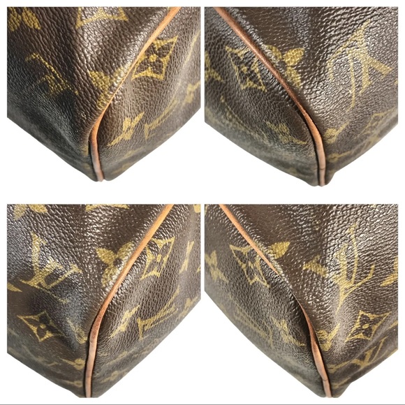 AUTH Louis Vuitton Monogram Bag Boston bag sack souple 35 - Picture 7 of 8